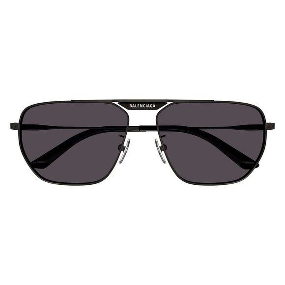 New BALENCIAGA Everyday Gray Aviator BB0298SA 001 Sunglasses Women - Picture 2 of 4